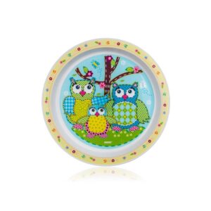 BANQUET Talíř plastový mělký OWLS 21 cm Plastový talíř průměr 21 cm OWL