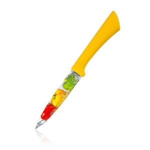 Nůž praktický APETIT Yellow 23 cm Praktický nůž 23 cm s nepřilnavým povrchem APETIT Yellow. Délka čepele 11