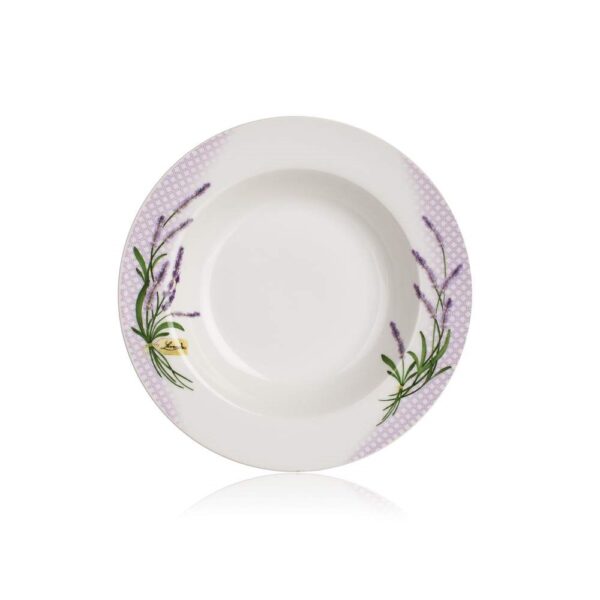 BANQUET Talíř porcelánový hluboký LAVENDER 21