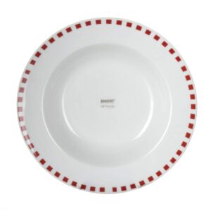 BANQUET Talíř porcelánový hluboký CUBITO Red 21