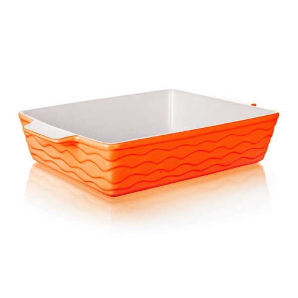 BANQUET Forma zapékací obdélníková CULINARIA Orange 33 x 21 cm Keramická obdélníková zapékací forma 33 x 21 cm CULINARIA Orange s praktickými držadly pro snadnou manipulaci